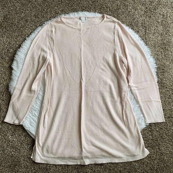 J. Jill Top Womens Size Large Petite Light Pink - Picture 1 of 6